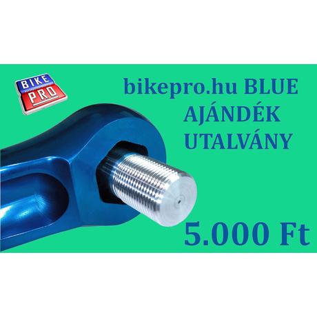 Letölthető bikepro.hu BLUE ajándék utalvány (5000 Ft)