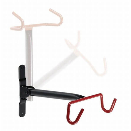 IceToolz P631 lehajtható fali kerékpártartó 1 kerékpárhoz, fekete-narancs