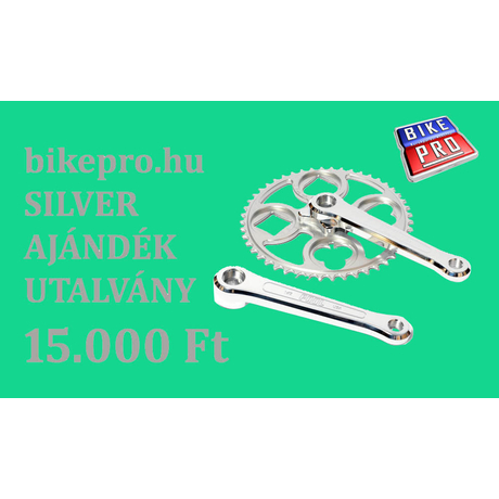 Letölthető bikepro.hu SILVER ajándék utalvány (15000 Ft)
