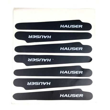 Hauser láncvilla védő matrica szett, 8 db, 165x25 mm, fekete