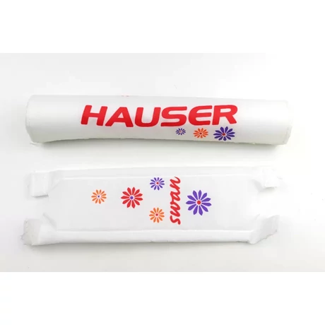 Hauser Swan BMX 20 kormány védő szivacs szett, 2 db-os, fehér-piros