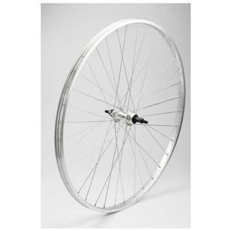 Remerx - Trinity 28/29 colos (622mm - 700c) trekking hátsó kerék, csavaros tengellyel, menetes racsnihoz, ezüst
