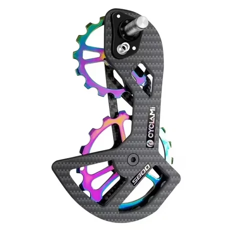 Cyclami tuning karbon váltógörgő rendszer Shimano 105 (R5800) - 11s hátsó váltóhoz, matt fekete