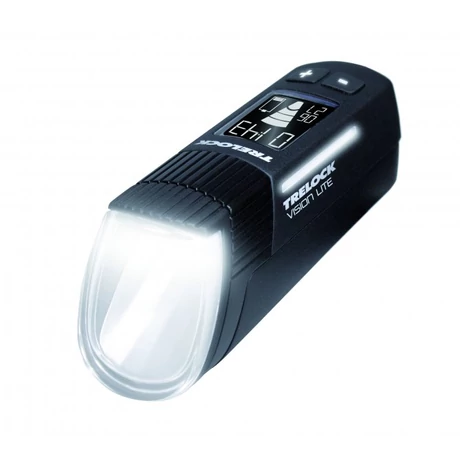 Trelock LS 660 i-GO Vision Lite USB-ről tölthető LED lámpa, első, fekete