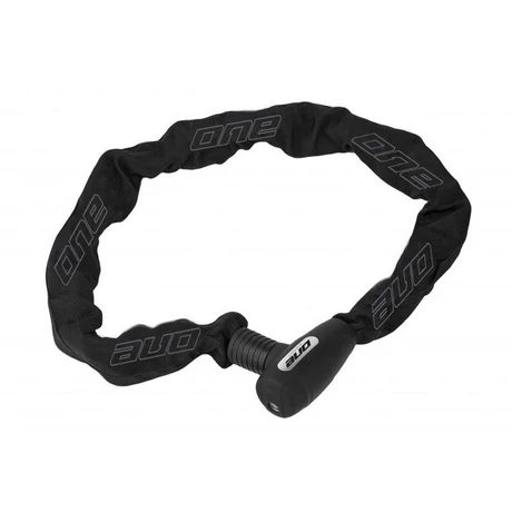 Rock Machine KCH.Lock 6.90 kulcsos integrált láncos zár, 90 cm x 6 mm, fekete