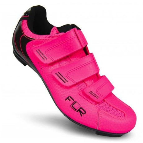 FLR F-35 III országúti kerékpáros cipő, SPD-SL, neon rózsaszín, 40-es