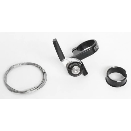 Sturmey Archer SLS30 B3 HSJ993 nyeregcsőre rögzíthető váltókar agyváltóhoz, 3s, fekete-ezüst