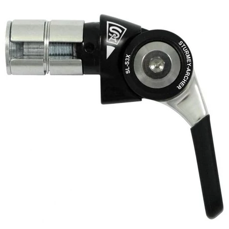 Sturmey Archer SLS3X B kormányvégbe rögzíthető váltókar agyváltóhoz, 3s, fekete-ezüst