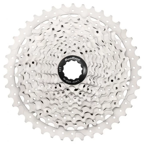 SunRace CSMS3 kazettás lánckeréksor, 10s, 11-42T, ezüst