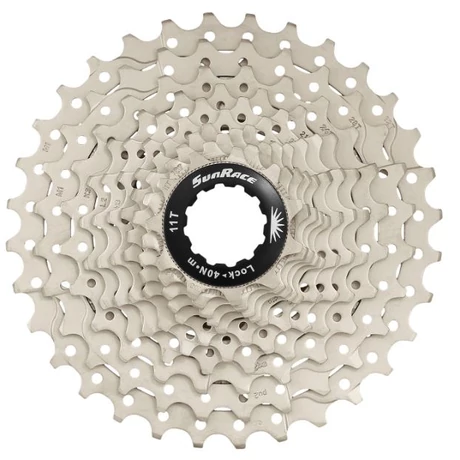 SunRace CSRS3 EAS kazettás lánckeréksor, 11s, 11-28T, ezüst