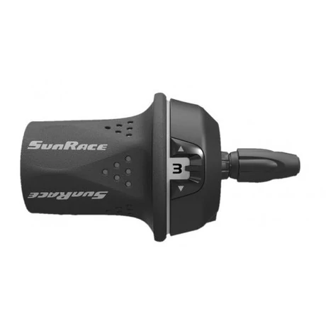 SunRace TSM21 markolat váltókar, 3s, csak bal, frikciós, fekete