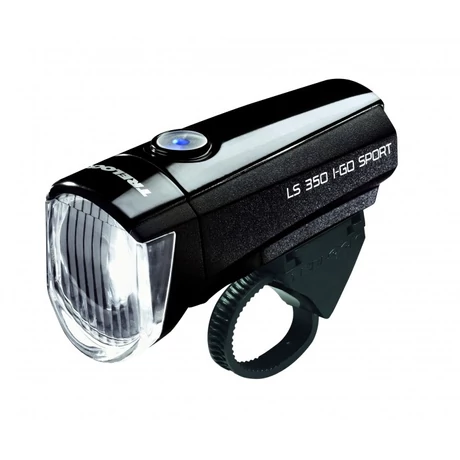 Trelock LS 350 I-GO® Sport első elemes lámpa, power LED, fekete