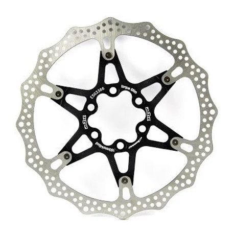 a2Z ATD alu küllős féktárcsa, 6 csavaros, 180 mm, fekete