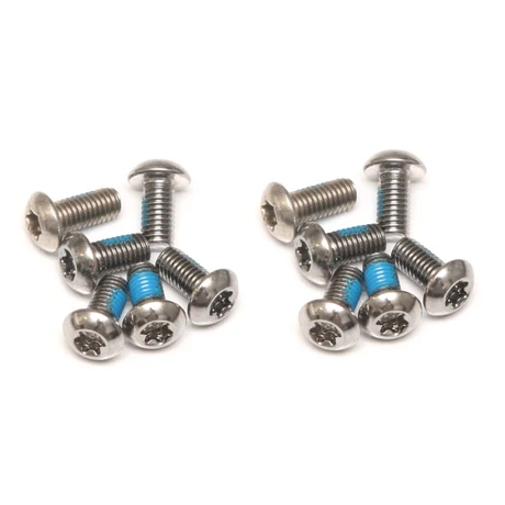 A2z féktárcsa csavar szett, 12 db, T25, M5 x 10 mm, króm