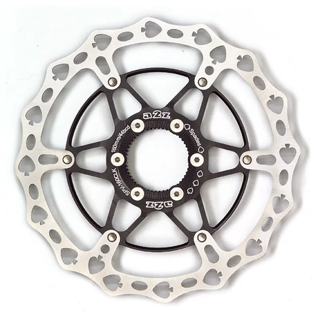 a2Z Teppan Yaki SPV alu küllős féktárcsa, Centerlock, 180 mm, fekete