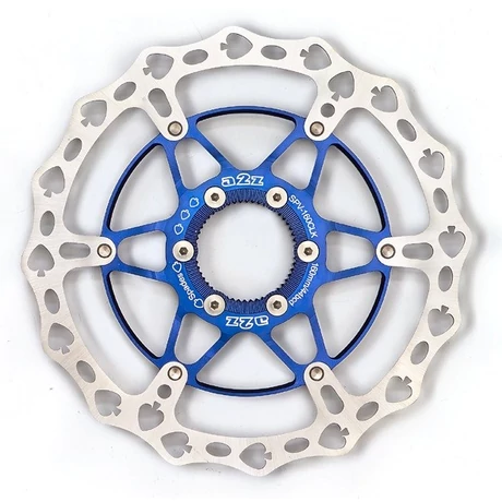 a2Z Teppan Yaki SPV alu küllős féktárcsa, Centerlock, 160 mm, kék