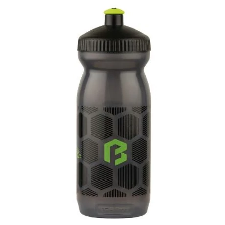 Bikefun 2020 műanyag kulacs, 600 ml, csavaros, fekete