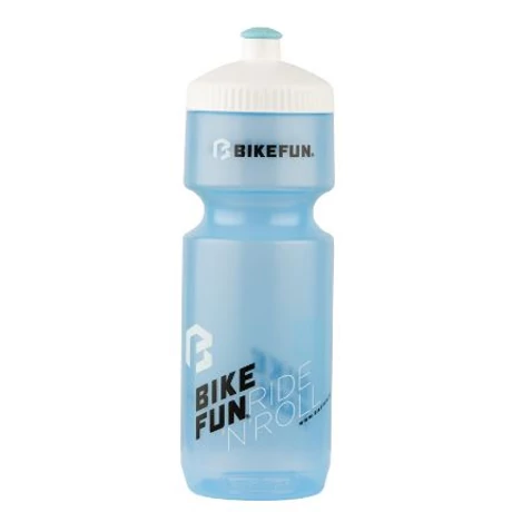 Bikefun 2020 műanyag kulacs, 750 ml, csavaros, világoskék