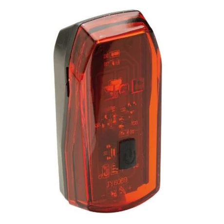 Bikefun Vesper elemes hátsó lámpa, 1 LED, nyeregcsőre rögzíthető