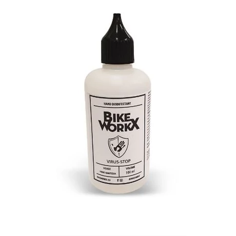 BikeWorkx Virus-Stop kézfertőtlenítő folyadék, 100ml