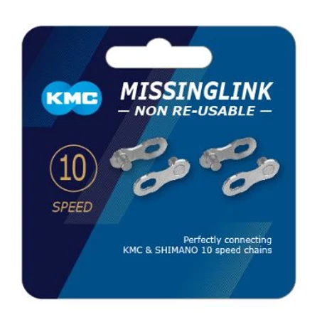 KMC Missing Link lánc patentszem, 10s, 2 pár