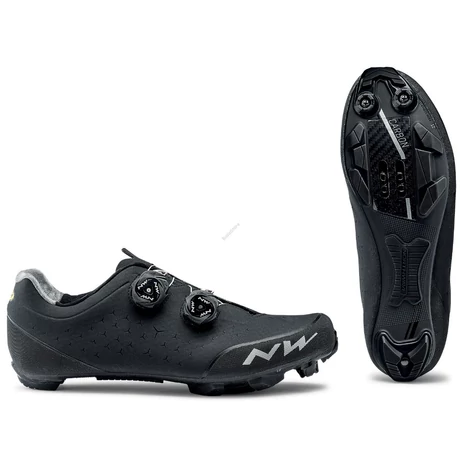 Northwave MTB Rebel 2 kerékpáros SPD cipő, fekete, 45,5-es