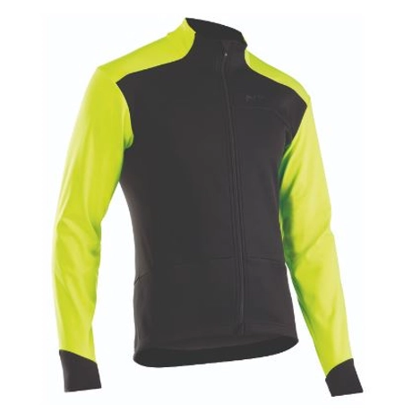 Northwave Reload Selective Protection őszi-téli dzseki, fekete-neon sárga, L-es méret
