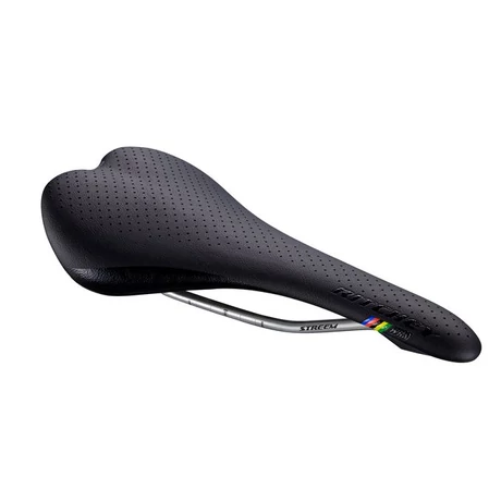 Ritchey WCS Streem sport nyereg, 278x145 mm, titán sínnel, 200g, fekete