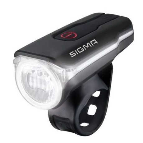 Sigma Aura 60 első lámpa, USB-ről tölthető, fekete