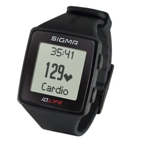 Sigma Sport iD.LIFE pulzusmérős sport karóra, fekete