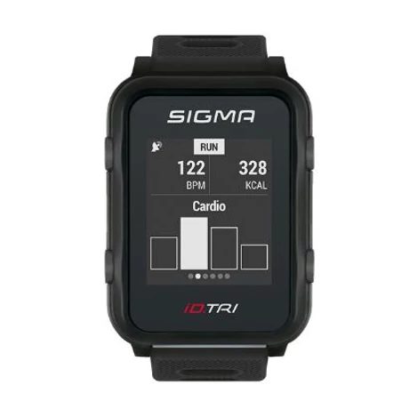 Sigma Sport iD.TRI sport karóra, GPS, pulzusmérés, fekete