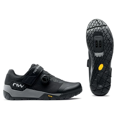 Northwave MTB All Terrain Overland Plus kerékpáros SPD cipő, fekete, 42-es