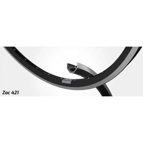 Ryde Zac421 felni, 622 32H, felnifékes, szegecselt, illesztett, FV, fekete
