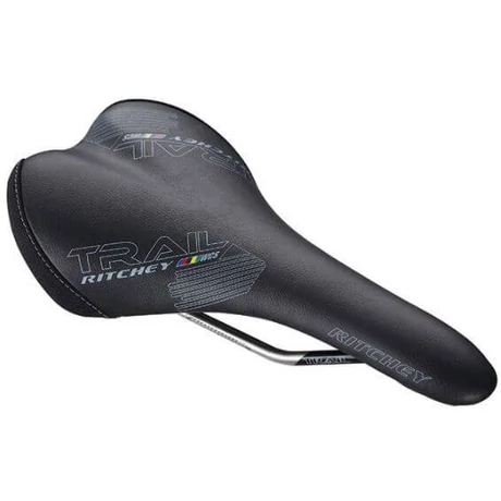 Ritchey WCS Trail MTB sport nyereg, 280x138 mm, titán sínnel, 223g, fekete