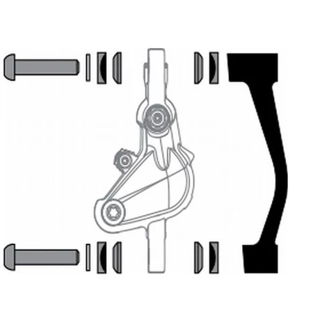 Avid tárcsafék adapter hátsó PM-PM170