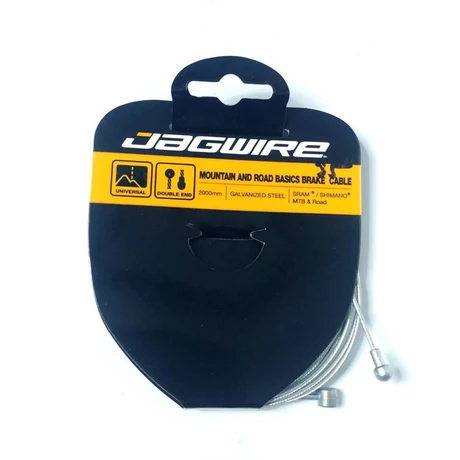 Jagwire 92RG2000 MTB&amp;ROAD Basics fékbowden-szál, galvanizált, 2000 x 1,6 mm