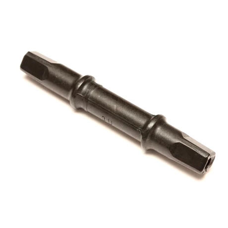 Neco 3U négyszögtengelyes középcsapágy tengely 128 mm (37-48,5-42,5), csavarral