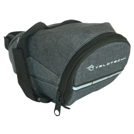 Velotech Grey S nyeregtáska, 0,75L, szürke