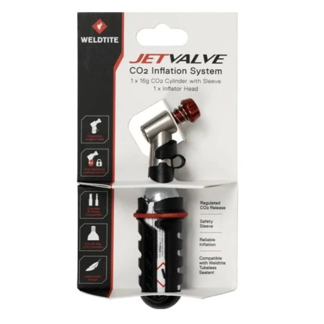 Weldtite Jetvalve 07024 minipumpa, minden szeleptípushoz, 16 grammos patronnal, ezüst