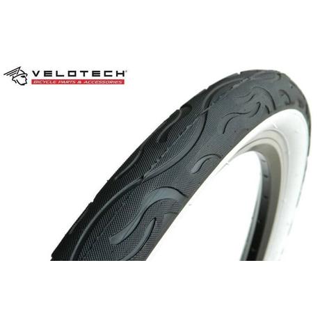 Velotech Cruiser 26 x 2,125 (57-559) külső gumi (köpeny), fehér falú