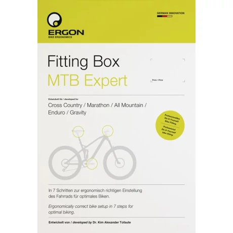 Ergon Fitting Box MTB Export kerékpár beállítási segédlet