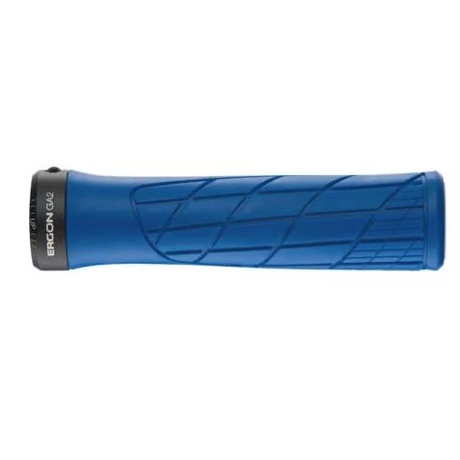 Ergon GA2 2020 ergonómikus bilincses MTB markolat, 130 mm, kék, fekete bilinccsel