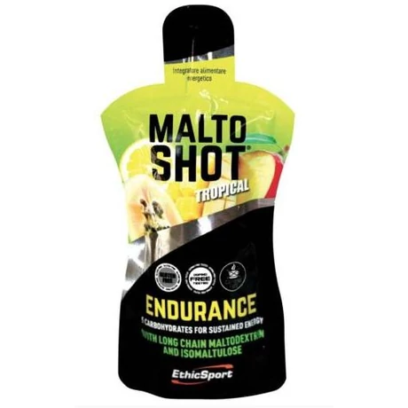 EthicSport MaltoShot Endurance zselé (gél), 50ml, trópusi ízű