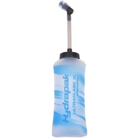 USWE Ultrafask ivótasak (softflask), ivócsővel, 0,6L, átlátszó-kék