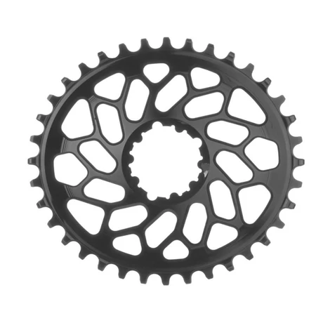 absolute BLACK CX OVAL első lánckerék 42T, Sram Direct Mount, 1x10-12s, narrow-wide, alumínium, fekete