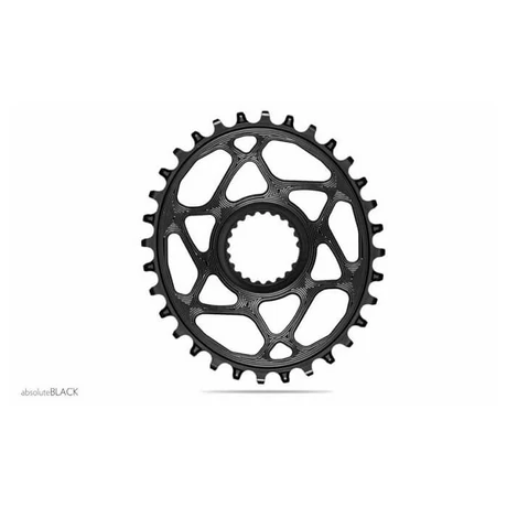 Absolute Black MTB OVAL első lánckerék 30T, Shimano XT-XTR DM, 1x9-12s, narrow-wide, alumínium, fekete