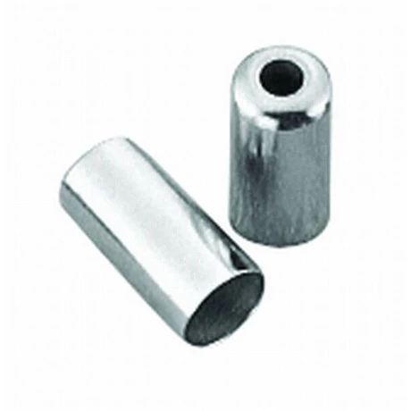 Spyral 5 mm-es fém bowdenház kupak normál fékbowdenházhoz, ezüst színű