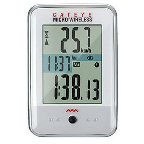 Cateye Micro MC200W 10 funkciós Wireless Komputer Fehér
