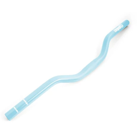 Csepel Fixi HB-T305 kormány 25,4 x 580 x 40 mm, hajlított, alumínium, világoskék