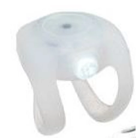 Knog Frog KLM06-01 szilokonos villogó, csak hátsó, 1 LED, átlátszó